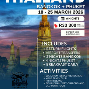 Bangkok +Phuket 18 - 25 March 2026
