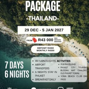 Thailand New Years Eve 29 Dec 2026 - 05 Jan 2027