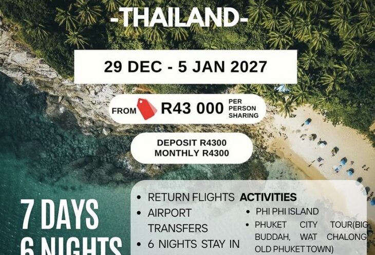 Thailand New Years Eve 29 Dec 2026 – 05 Jan 2027