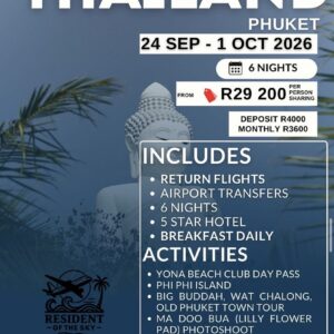 Thailand 24 Sept - 01 Oct 2026