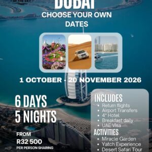 Dubai 01 Oct 2026 - 20 Nov 2026