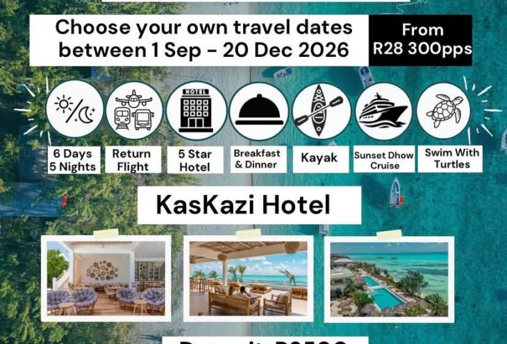 Zanzibar 01 Sept – 20 Dec 2026